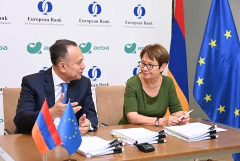 USD 25 million to support private sector as a result of cooperation between Acba bank and EBRD