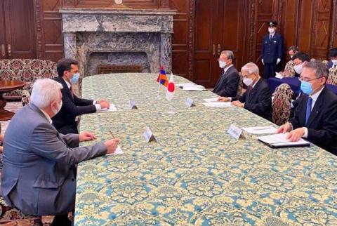 Japan ready to support establishment of peace in region – House of Councilors President Otsuji tells Arshakyan