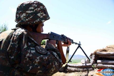 Azerbaijani forces open fire at Armenian positions