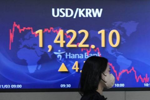 Asian Stocks down - 10-11-22