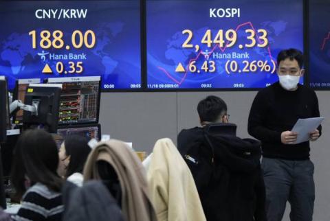Asian Stocks up - 24-11-22