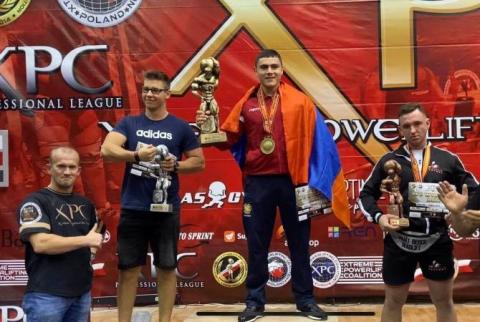 Armenian athletes win 16 gold medals, set new records at XPC Powerlifting Cup in Poland
