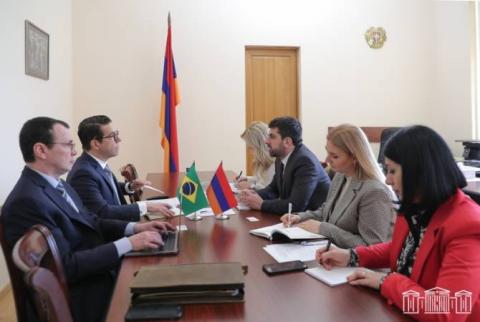 Brazil is interested in deepening the inter-parliamentary dialogue with Armenia – Ambassador
