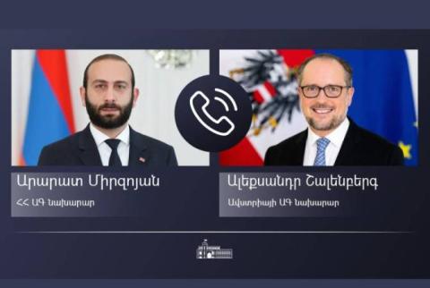 Armenian, Austrian foreign ministers discuss regional stability and security issues
