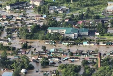 Число подтопленных домов в Приморье за сутки выросло в 4,5 раза