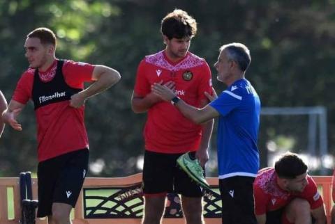 Armenia starts training camp ahead of UEFA Euro qualifiers against Türkiye and Croatia