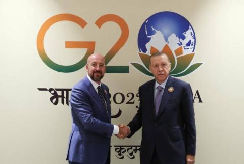 Armenia-Azerbaijan relations discussed during Charles Michel-Erdogan meeting