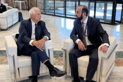 FM Mirzoyan, Borrell discuss how to further strengthen Armenia's resilience and relations with EU