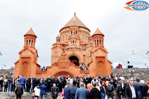 The consecration of St. John the Baptist Church in Abovyan