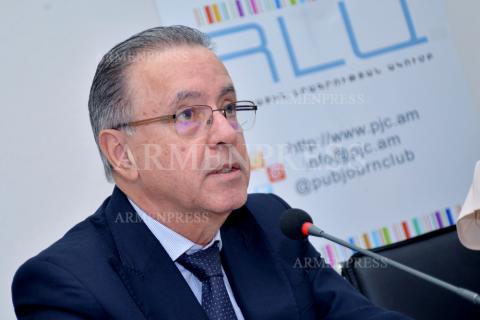 ՀՀ-ում Բրազիլիայի արտակարգ և լիազոր դեսպան Էդսոն
Մարինյո Դուարտե Մոնտեյրոյի մամուլի ասուլիսը