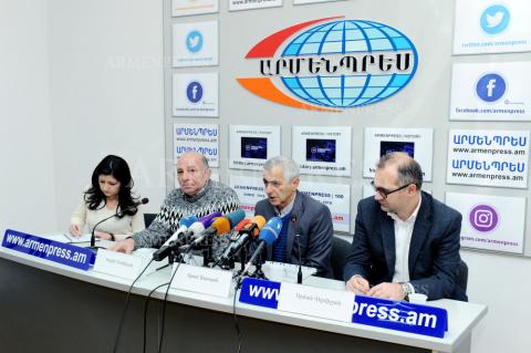 Press conference on nature protection and wildlife preservation