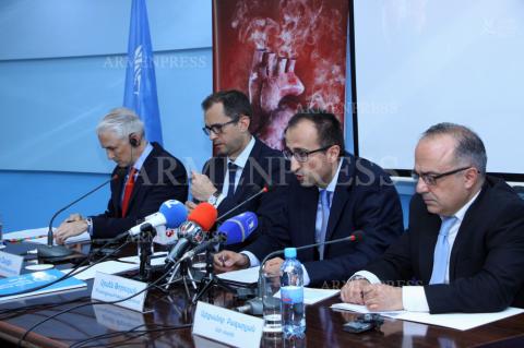 Press conference on World No Tobacco Day