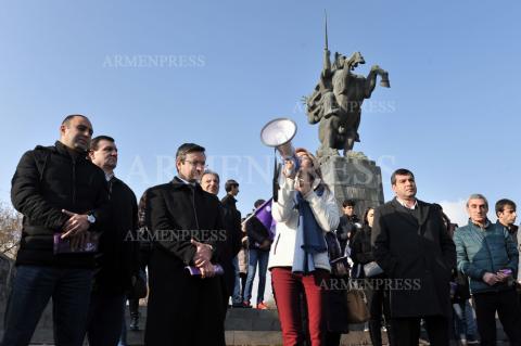 Լուսավոր Հայաստան Կուսակցության երևանյան
քարոզարշավի մեկնարկը