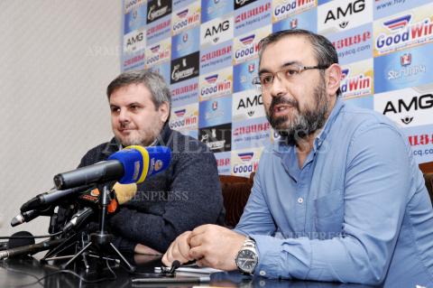 Press conference of Suren Sahakyan and Areg Tadevosyan