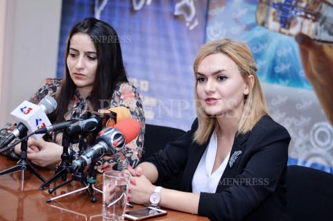 Press conference of Anna Kostanyan and Anush Lalayan