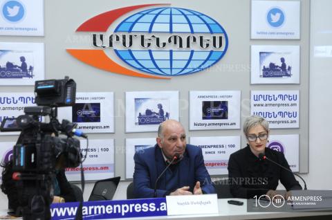 Пресс-конференция Карена Манвеляна и Воскеат Григорян
