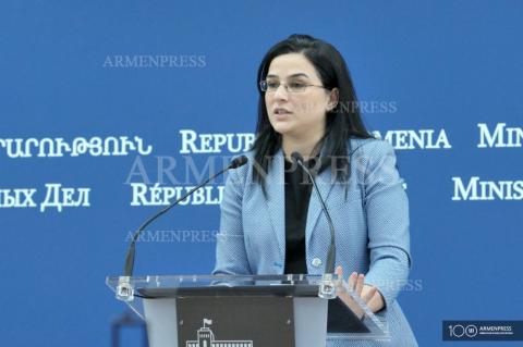 Брифинг пресс-секретаря МИД РА Анны Нагдалян
