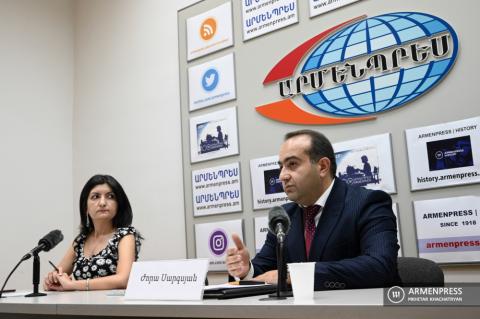 Пресс-конференция начальника Управления Труда и
занятости Министерства труда и социальных вопросов РА
Жоры Саргсяна