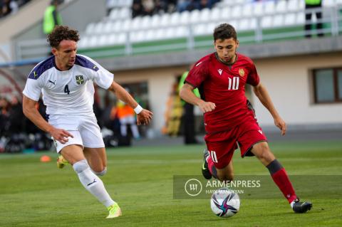 U-21 Euro 2023 qualifier Armenia vs. Serbia