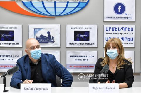 Press conference over COVID-19 vaccination process in
Armenia
