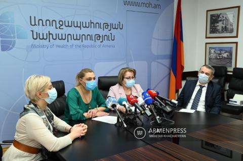 Press conference on COVID-19 situation in Armenia