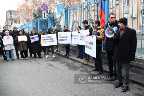 Արցախ ջան պինդ եղիր. Բողոքիա ակցիա ՄԱԿ֊ի դիմաց, օր 8֊րդ