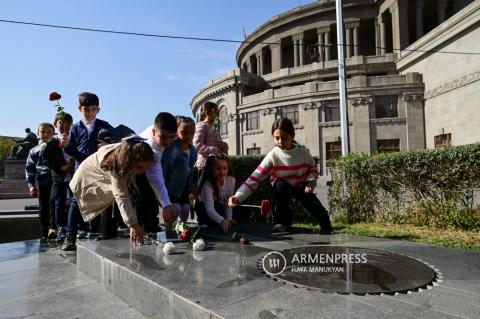 Exhibition marking 152nd anniversary of birth of A.
Spendiaryan