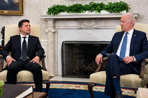 Зеленский в Вашингтоне встретился с Байденом, Харрис и сенаторами США