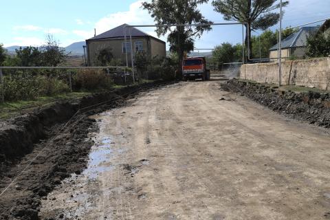 Լճափում հիմնանորոգվում են Ազատամարտիկների և 3-րդ փողոցները