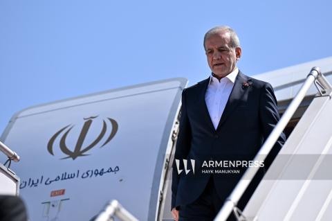 Presidente de Irán llegó a Armenia