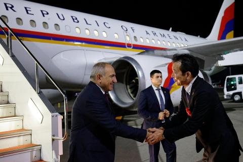 პრემიერ-მინისტრი ფაშინიანი იაპონიაში ჩავიდა