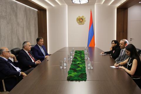 Le Secrétaire du Conseil de sécurité d’Arménie, Armen Grigoryan, a reçu une délégation de l’Assemblée arménienne d’Amérique