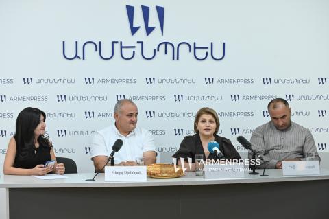 Conferencia de prensa sobre el Festival del Gata en la aldea de Khachik, Vayots Dzor