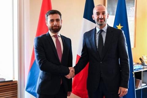 სომხეთის რესპუბლიკის საგარეო საქმეთა მინისტრის მოადგილე შეხვდა საფრანგეთის ევროპისა და საგარეო საქმეთა სამინისტროს ევროპულ საკითხებში მინისტრს
