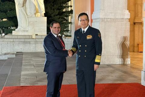 Suren Papikyan a participé à une réception organisée au nom du Ministre chinois de la Défense