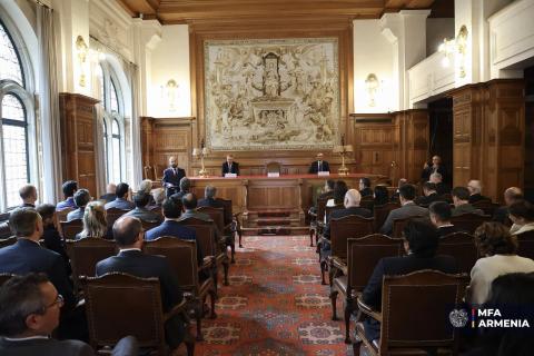 Un événement dédié à l’adhésion de la République d’Arménie à la Cour permanente d’arbitrage s’est tenu au Palais de la Paix à La Haye