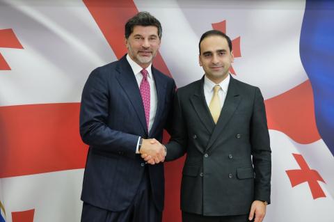Dans le cadre de sa visite de travail à Tbilissi, Tigran Avinyan a rencontré le maire Kakha Kaladze