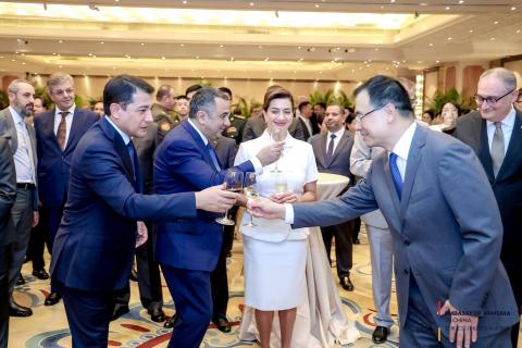 Anna Hakobyan a assisté à la réception organisée à Pékin pour célébrer la Fête nationale arménienne