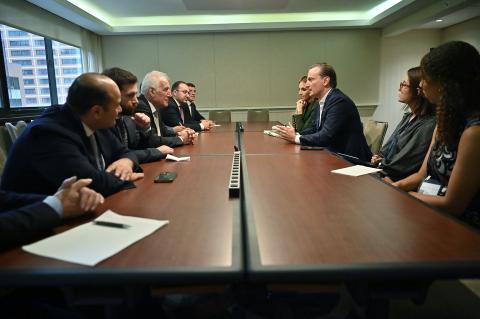 Le président Vahagn Khatchatourian a rencontré George Logothetis, président exécutif du groupe Libra