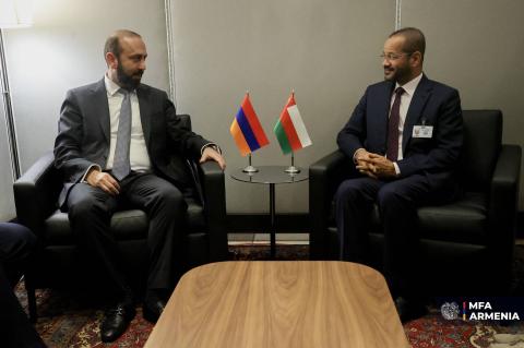 L’Arménie et Oman ont discuté des possibilités d’élargir leur cooperation