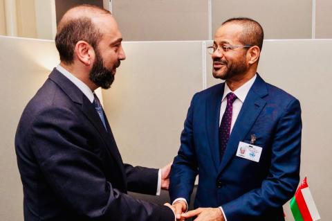Le ministre des Affaires étrangères d’Oman a évoqué sa rencontre avec son homologue arménien