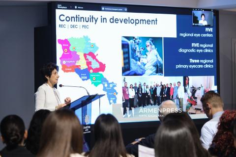 À Erevan, le projet d’ophtalmologie arménienne et la 23ᵉ conférence internationale d’ophtalmologie de l’hôpital pour enfants de Los Angeles ont été lancés