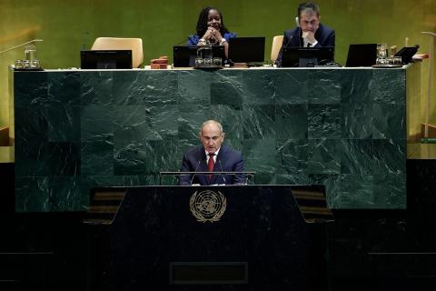 Discours du Premier ministre de la RA, Nikol Pashinyan, à la 80e session de l'Assemblée générale des Nations unies