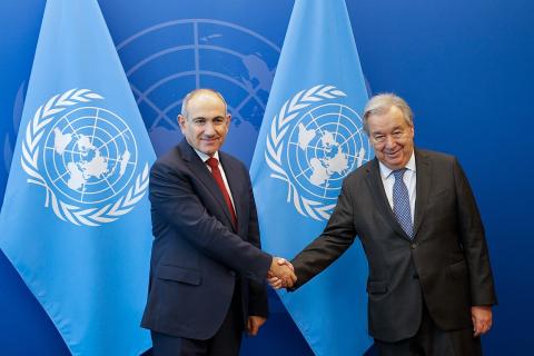 Une rencontre a eu lieu entre Nikol Pashinyan et António Guterres