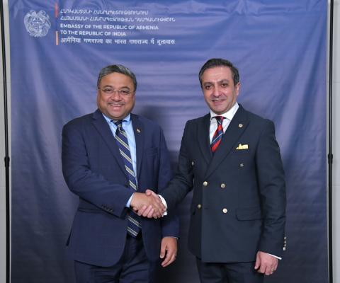 Réception officielle et soirée concert en l’honneur du 34e anniversaire de l’Indépendance de l’Arménie à New Delhi