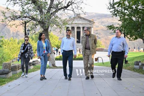 La délégation de l'IRNA a visité le complexe du monastère de Geghard, le temple de Garni et le monument naturel « Symphonie des pierres »