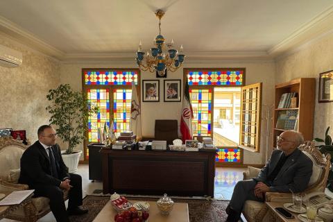 Le Secrétaire général du MAE et le directeur de la Fondation d'iranologie ont échangé sur les derniers développements régionaux