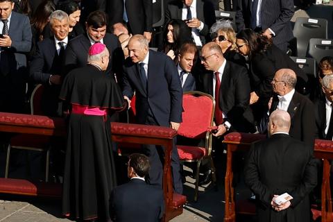 Le Premier ministre a assisté à la cérémonie de canonisation de l'Archevêque Ignace Maloyan et de six autres bienheureux au Vatican