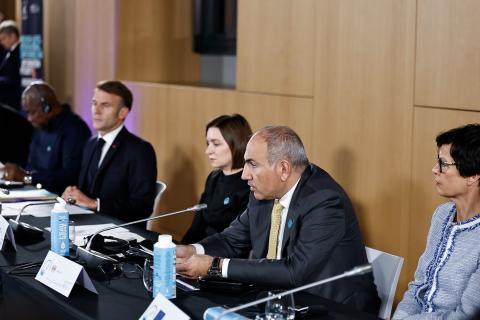 Փաշինյանը մասնակցում է Փարիզի խաղաղության 8-րդ համաժողովի շրջանակում անցկացվող քննարկմանը