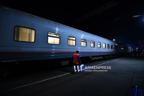 Llegó a Armenia el tren con trigo atravesando Rusia, Azerbaiyán, Georgia y Armenia por ferrocarril